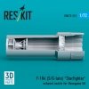RESKIT RSU72-0312 F-104 (S/G-late) Starfighter exhaust nozzle for Hasegawa kit (3D Printed) 1/72